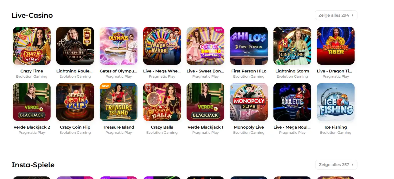Jaak Casino Live Casino – Live-Roulette und Blackjack Tische von Evolution in HD